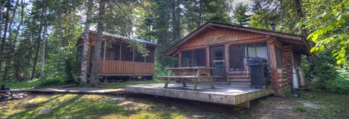 McQuat Lake cabin and sauna