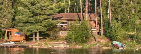 Mercutio Lake cabin and boat shed